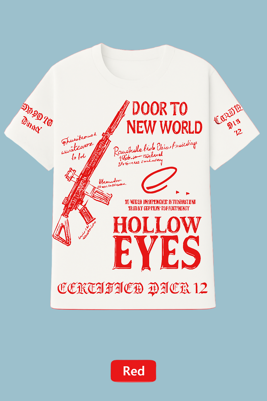 Short Sleeve Hollow Eyes Assault Rifle Click on for more colors!