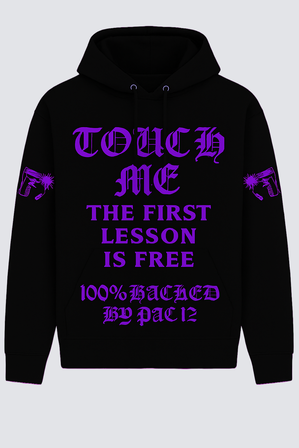 Black Hoody Touch Me Pack 12 Click on For More Colors!