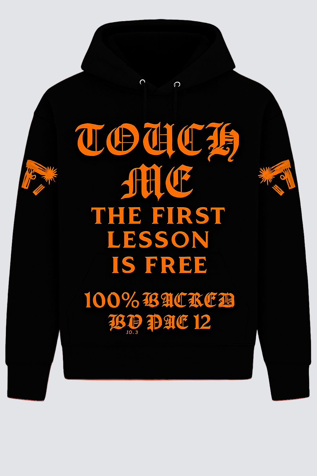 Black Hoody Touch Me Pack 12 Click on For More Colors!