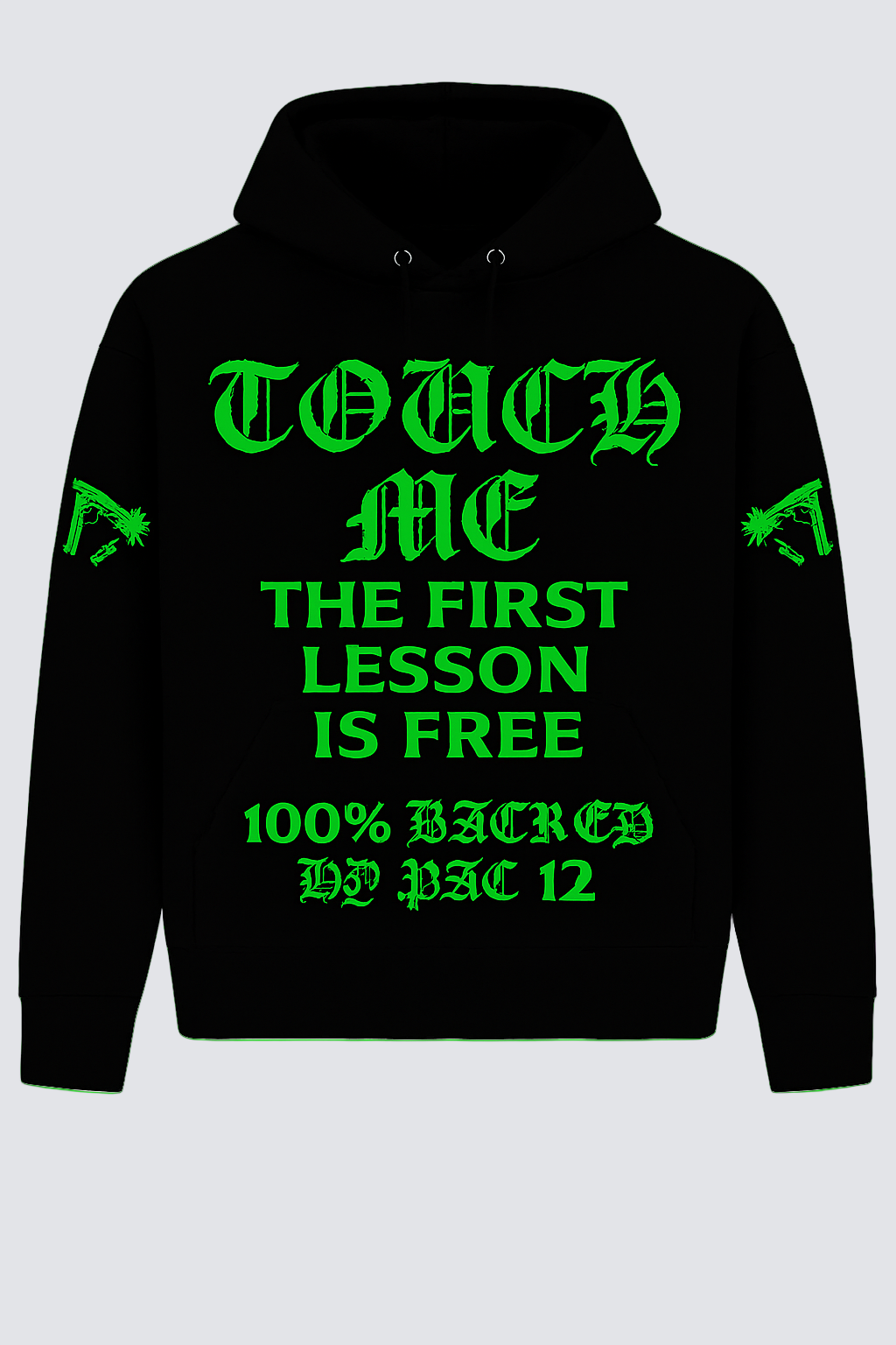 Black Hoody Touch Me Pack 12 Click on For More Colors!